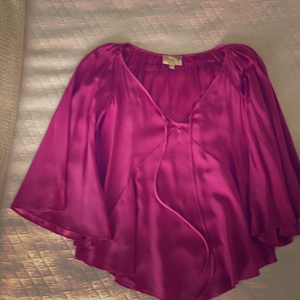 Elizabeth and James Silk top. Sz XS